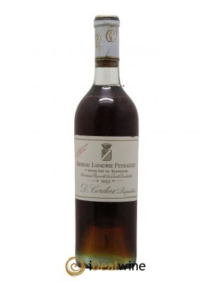 Château Lafaurie-Peyraguey 1er Grand Cru Classé 1922 - Lot de 1 Flasche