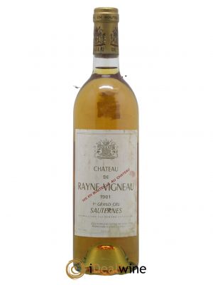 Château de Rayne Vigneau 1er Grand Cru Classé 1981 - Lot de 1 Bottle