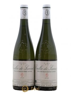 Savennières Clos de la Coulée de Serrant Vignobles de la Coulée de Serrant - Nicolas Joly  2018 - Lot of 2 Bottles