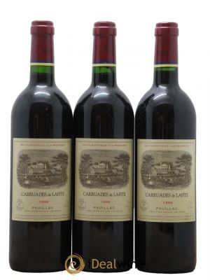 Carruades de Lafite Rothschild Second vin 1999 - Lot de 3 Flaschen