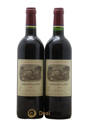 Carruades de Lafite Rothschild Second vin 1999 - Lot de 2 Bouteilles