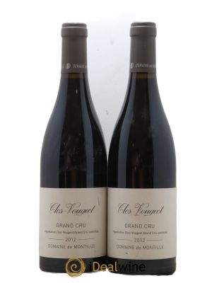 Clos de Vougeot Grand Cru De Montille (Domaine)  2012 - Lotto di 2 Bottiglie