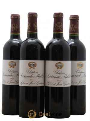 Château Sociando Mallet  2016 - Lotto di 4 Bottiglie