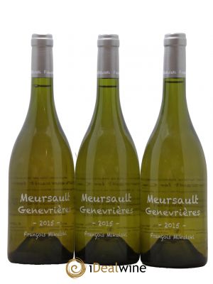 Meursault 1er Cru Les Genevrières François Mikulski  2015 - Lot of 3 Bottles
