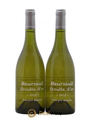 Meursault 1er Cru Goutte d'Or François Mikulski 2015 - Lot de 2 Bottles