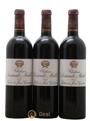 Château Sociando Mallet 2016 - Lot de 3 Bottiglie