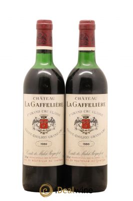 Château la Gaffelière 1er Grand Cru Classé B  1986 - Lotto di 2 Bottiglie