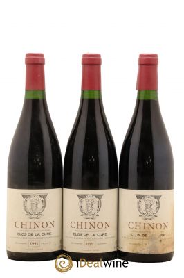 Chinon Clos De La Cure Charles Joguet (Domaine)  1995 - Lot of 3 Bottles