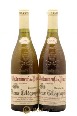 Châteauneuf-du-Pape Vieux Télégraphe (Domaine du) Vignobles Brunier  1996 - Lot of 2 Bottles
