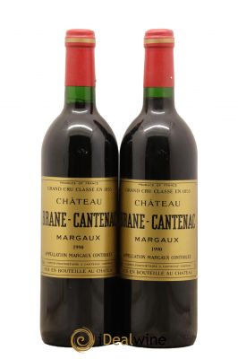 Château Brane Cantenac 2ème Grand Cru Classé 1990 - Lot de 2 Bottiglie