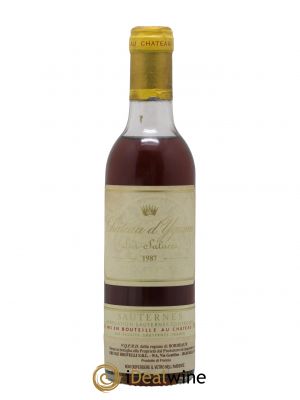 bottiglia Château d'Yquem 1er Cru Classé Supérieur 1987 - Lot de 1 Mezza bottiglia