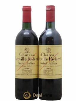 Château Léoville Poyferré 2ème Grand Cru Classé  1986 - Lotto di 2 Bottiglie