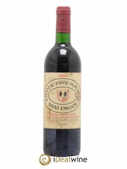 Château Pavie Macquin 1er Grand Cru Classé B 1990 - Lot de 1 Bottle