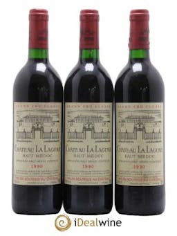 Château La Lagune 3ème Grand Cru Classé  1990 - Lotto di 3 Bottiglie