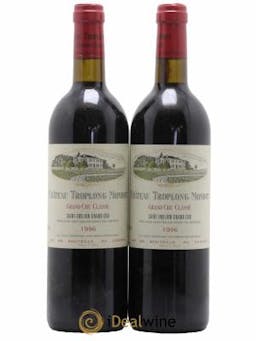 Château Troplong Mondot 1er Grand Cru Classé B 1996 - Lot de 2 Bottles