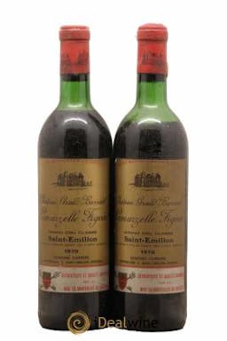 Château Grand Barrail Lamarzelle Figeac Grand Cru Classé 1970 - Lot de 2 Bottiglie