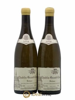 Chablis Grand Cru Valmur Raveneau (Domaine) 2008 - Lot de 2 Bottles