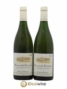 Meursault 1er Cru Perrières Roulot (Domaine) 2001 - Lot de 2 Bottiglie
