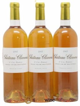 Château Climens 1er Grand Cru Classé 2007 - Lot de 3 Bottles