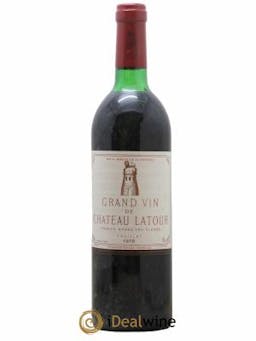 Château Latour 1er Grand Cru Classé 1978 - Lot de 1 Bottle
