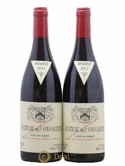 Côtes du Rhône Château de Fonsalette Emmanuel Reynaud 2011 - Lot de 2 Bottiglie