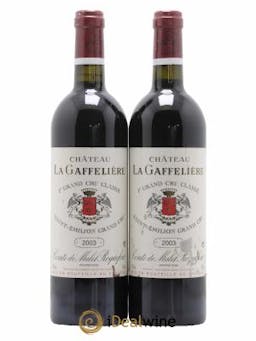 Château la Gaffelière 1er Grand Cru Classé B  2003 - Lot of 2 Bottles