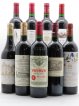 Caisse Collection Duclot Petrus, Lafite Rothschild, Latour, Mouton Rothschild, Margaux, Haut Brion, Mission, Cheval Blanc et Ausone 1997 - Lot of 9 Bottles