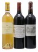Caisse Duclot Latour - Lafite - Mouton - Margaux - Haut Brion - Mission Haut Brion - Petrus - Cheval Blanc - Yquem 2010 - Lot of 9 Bottles