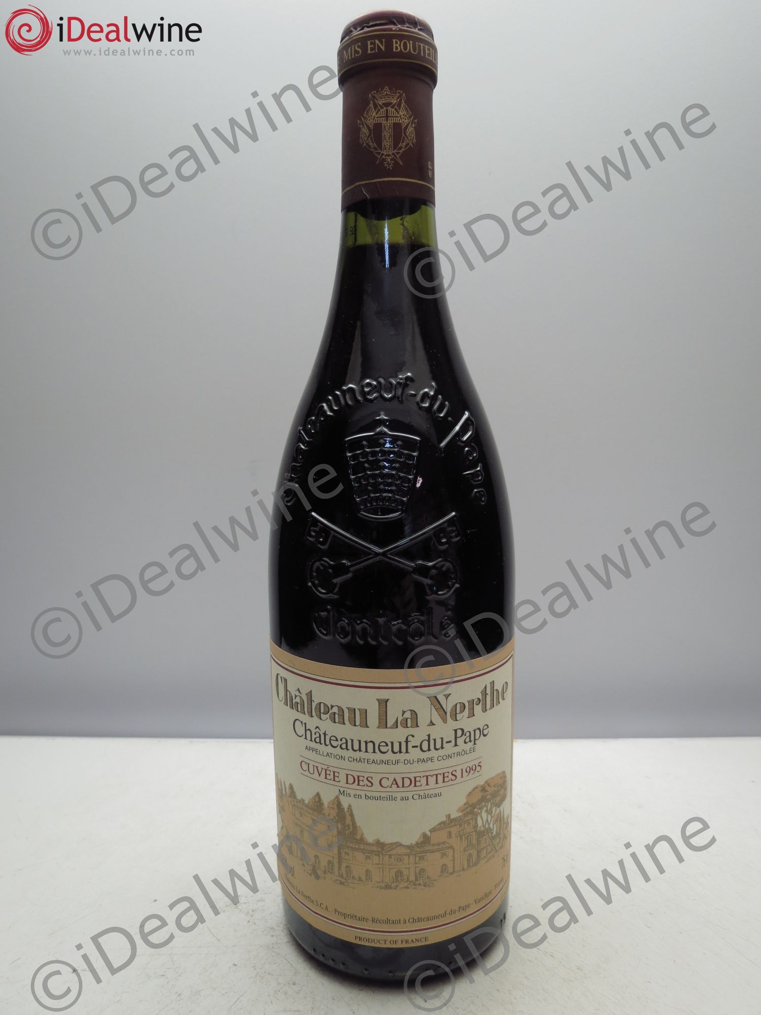 Châteauneuf-du-Pape Château La Nerthe Cuvée des Cadettes Famille Richard 1995 - Lot de 1 bouteille - 0