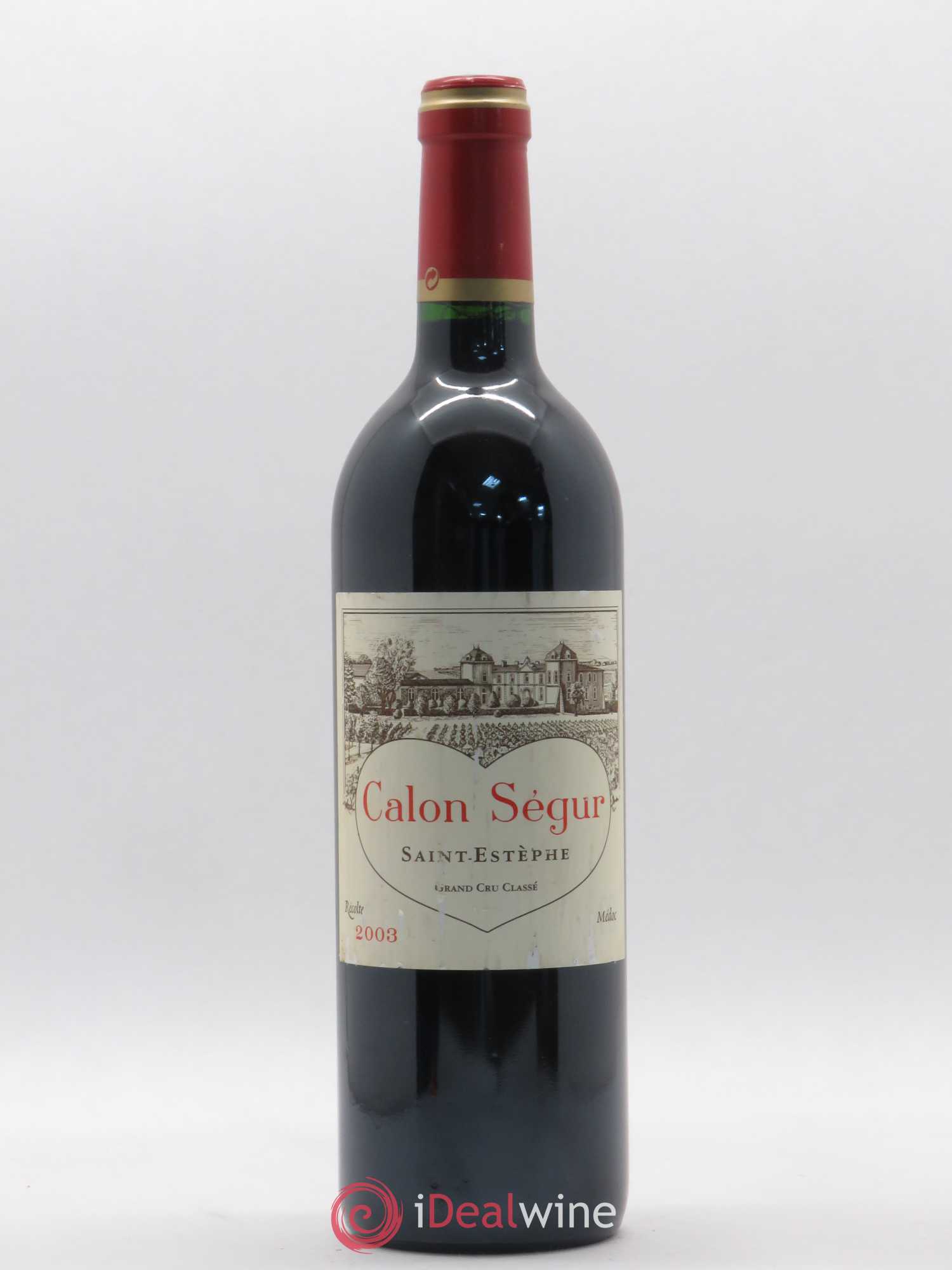 Château Calon Ségur 3ème Grand Cru Classé 2003 - Lot de 1 bouteille - 0