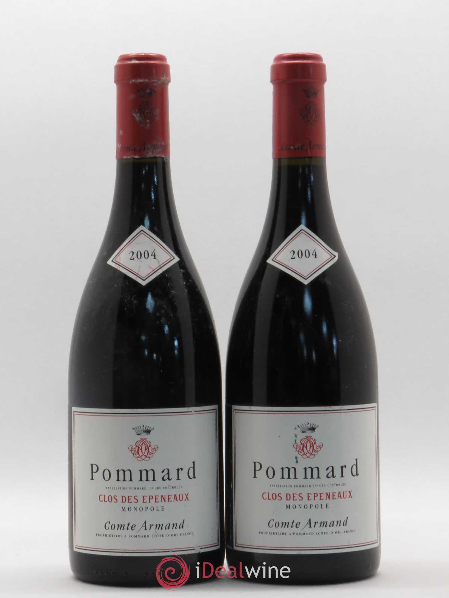 Pommard 1er Cru Clos des Epeneaux Comte Armand 2004 - Lot de 2 bouteilles - 0