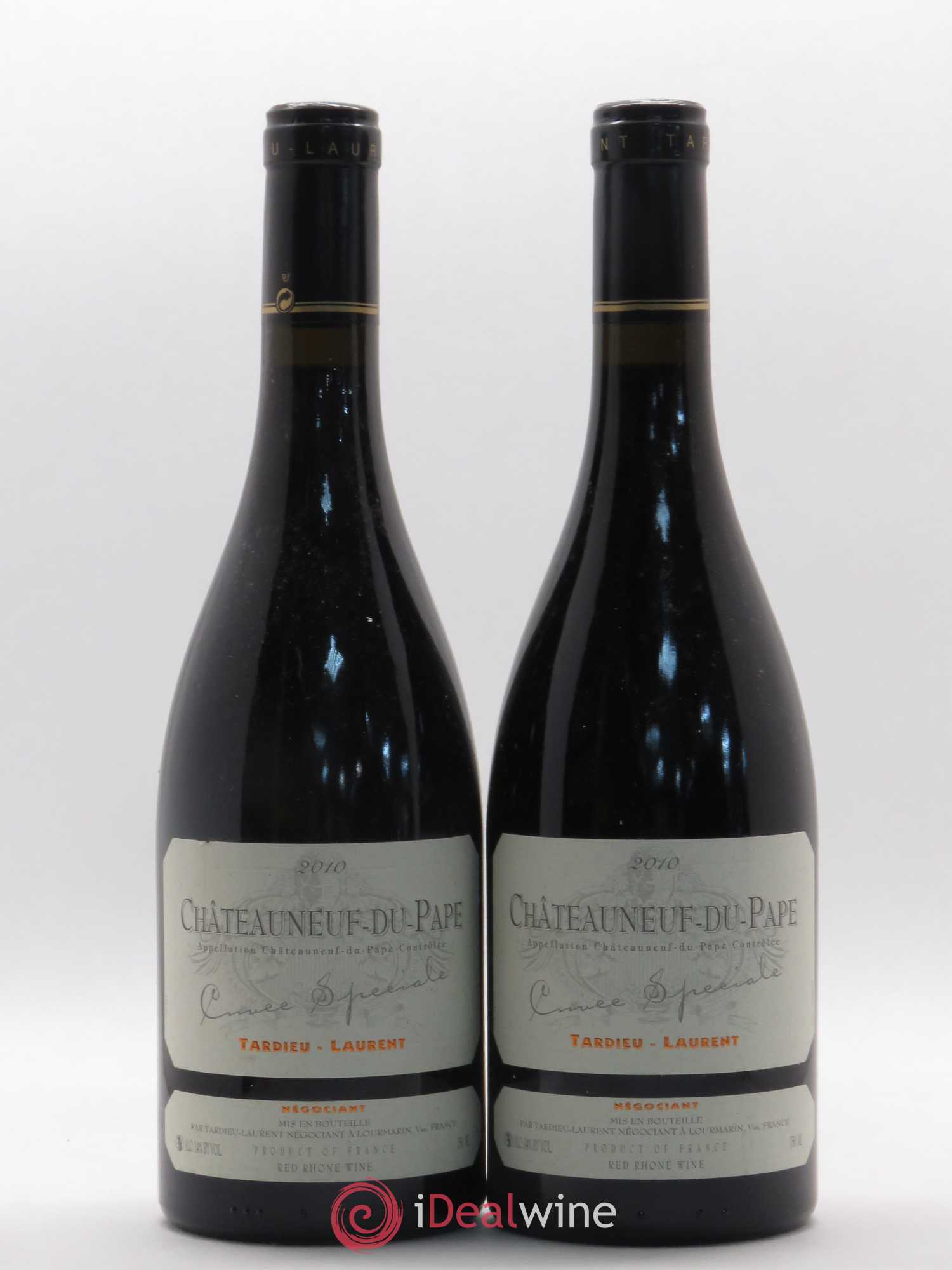 Châteauneuf-du-Pape Tardieu-Laurent Cuvée spéciale Famille Tardieu 2010 - Lot de 2 bouteilles - 0