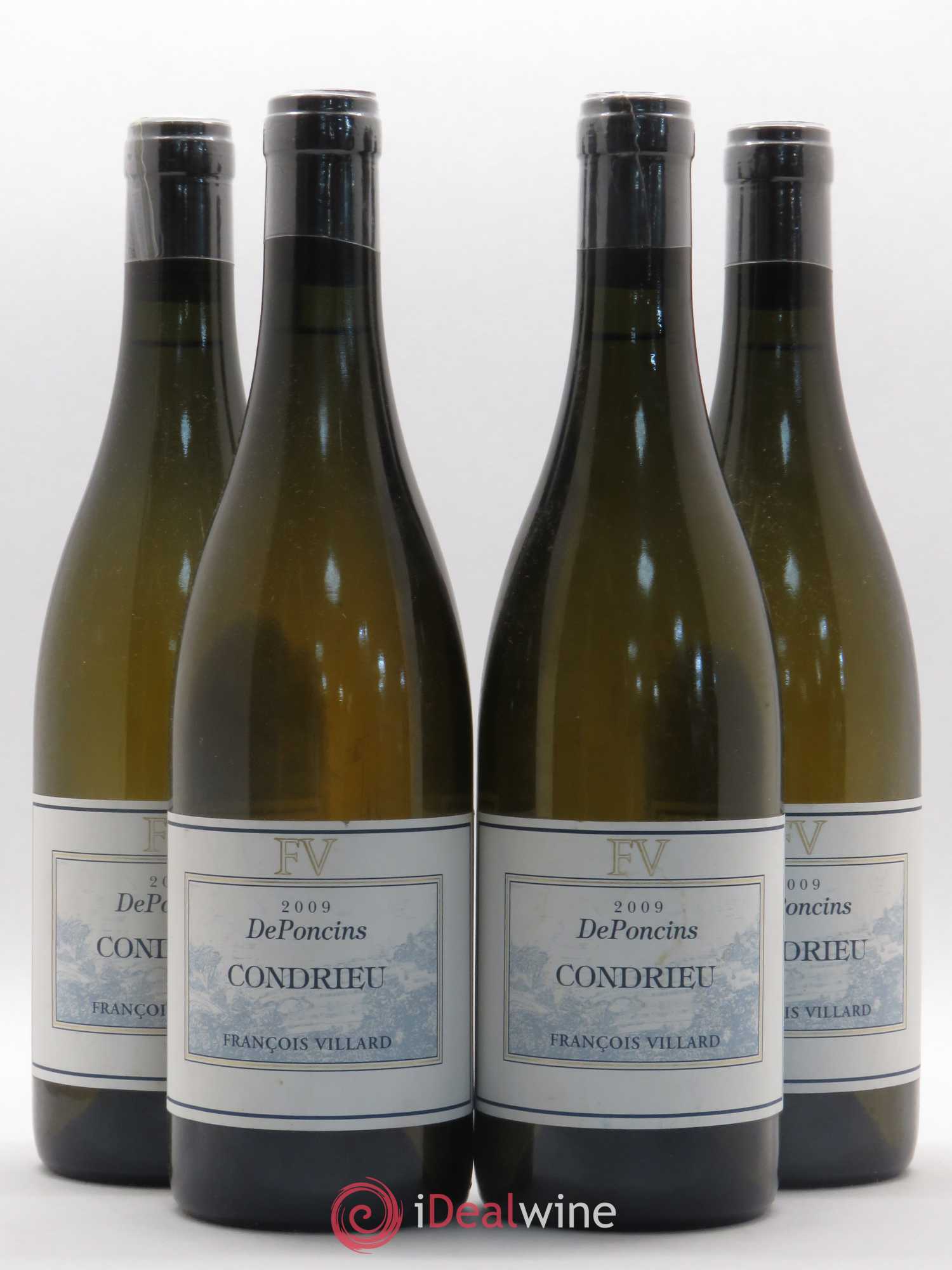 Condrieu Deponcins François Villard 2009 - Lot de 4 bouteilles - 0