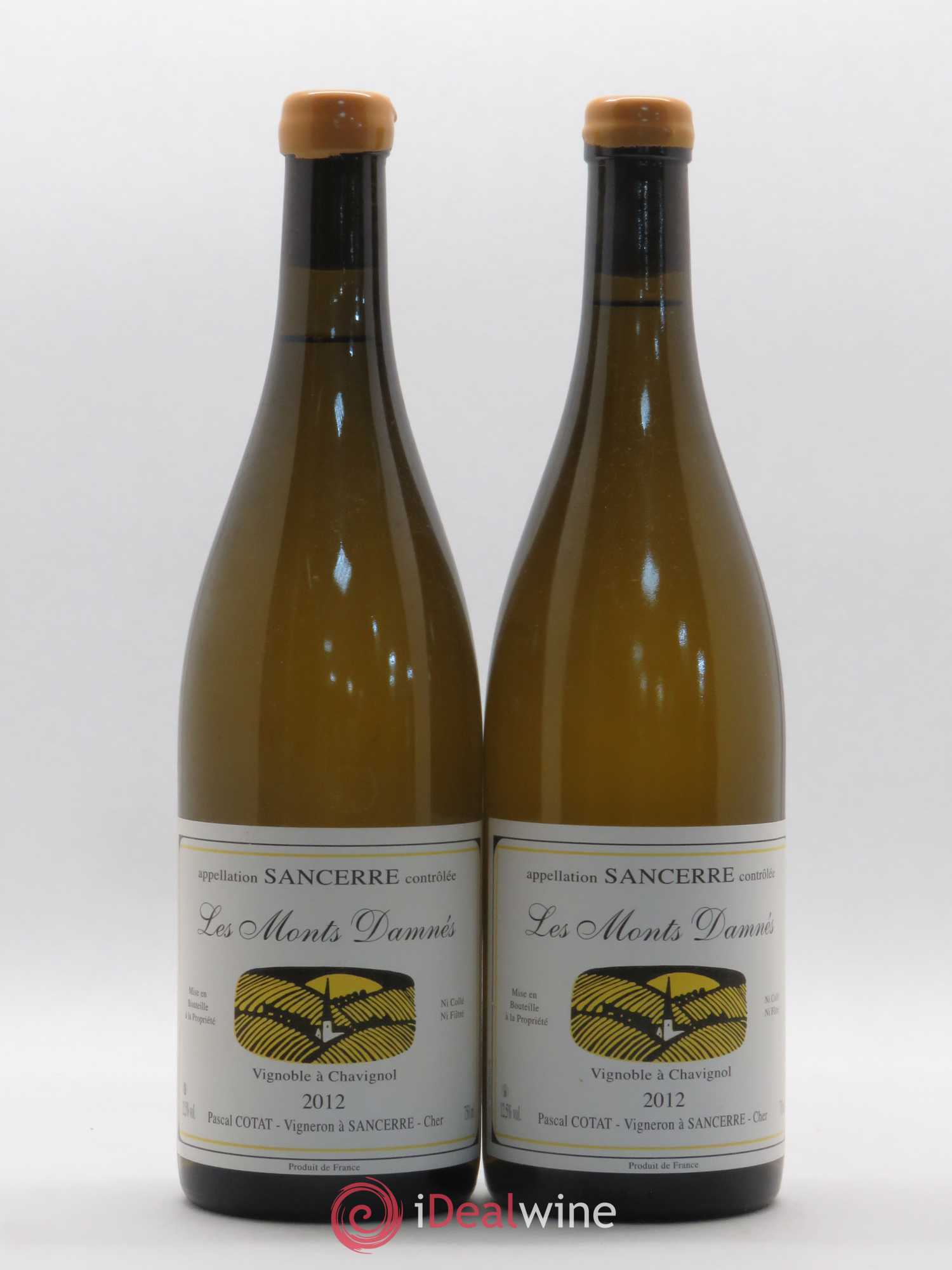 Sancerre Les Monts Damnés Pascal Cotat 2012 - Lot de 2 bouteilles - 0
