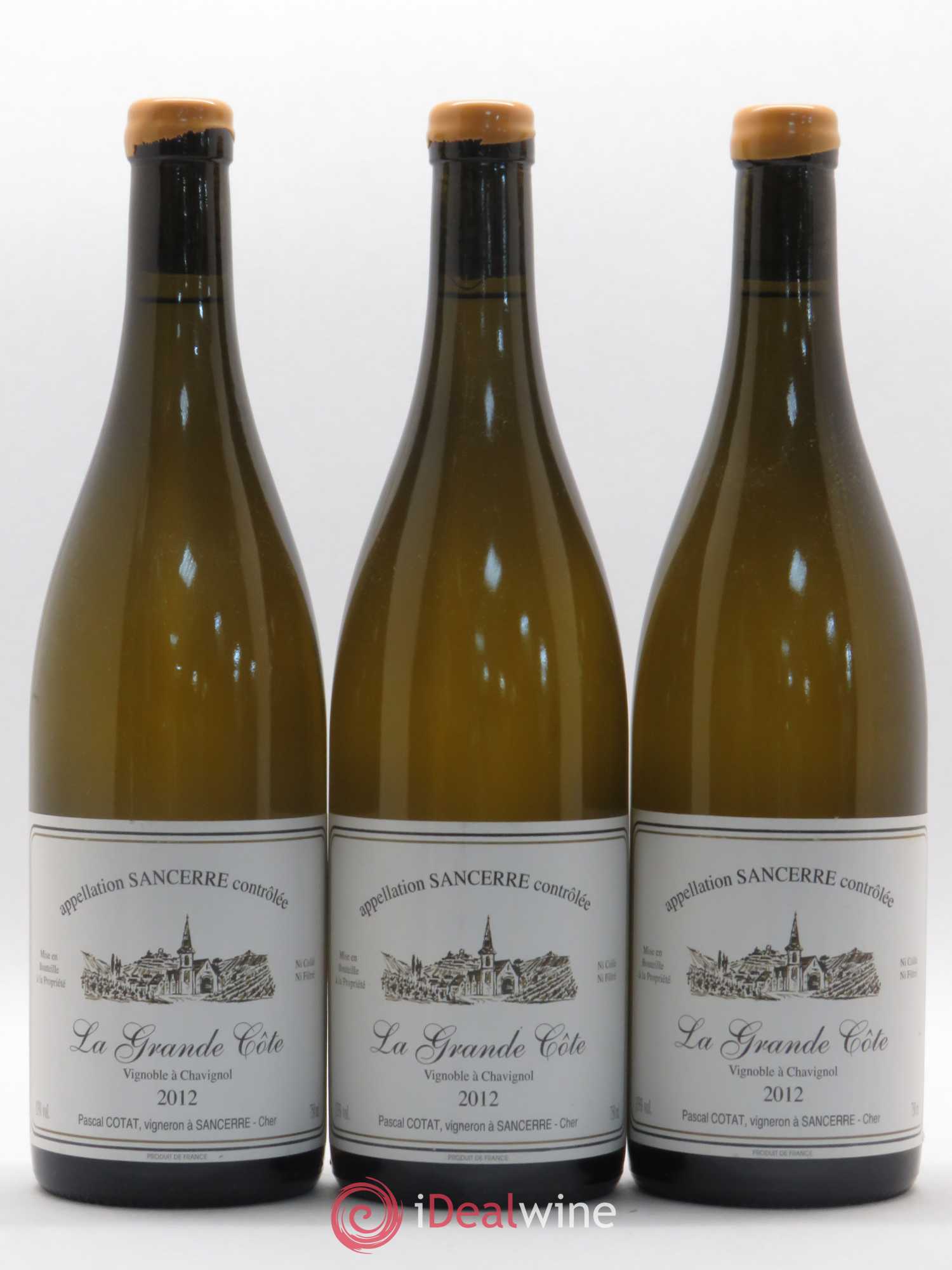 Sancerre La Grande Côte Pascal Cotat 2012 - Lot de 3 bouteilles - 0