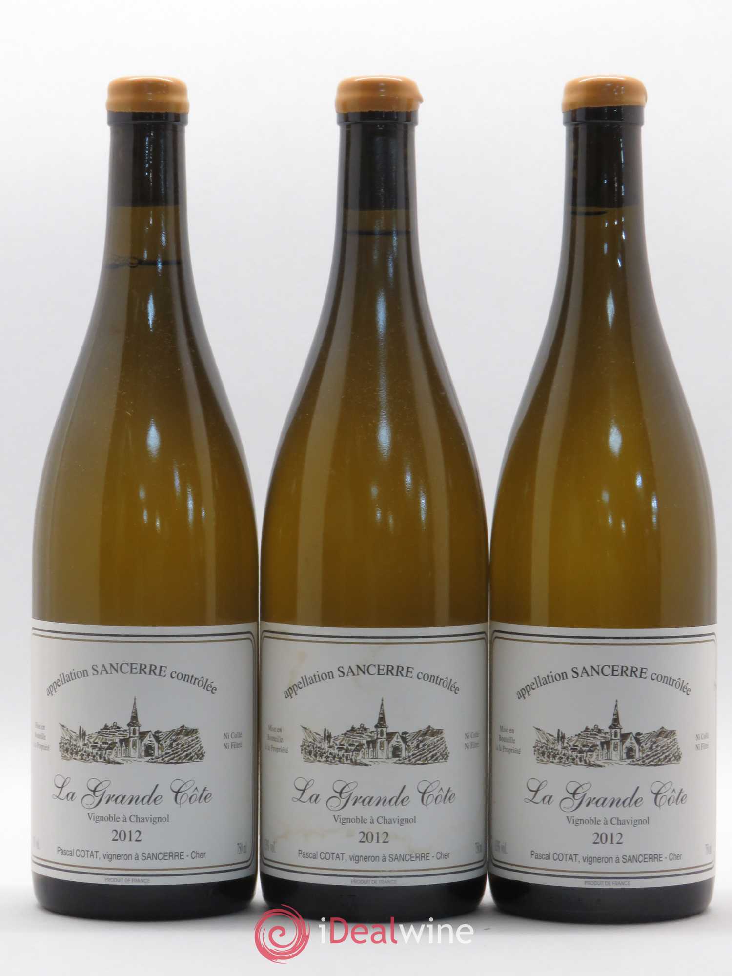 Sancerre La Grande Côte Pascal Cotat 2012 - Lot de 3 bouteilles - 0