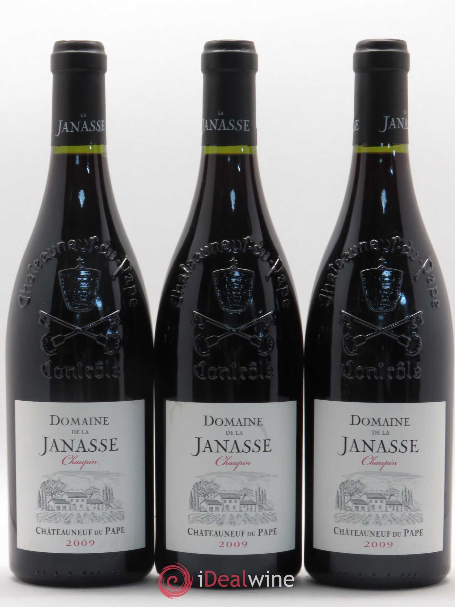 Châteauneuf-du-Pape Cuvée Chaupin La Janasse (Domaine de) 2009 - Lot de 3 bouteilles - 0