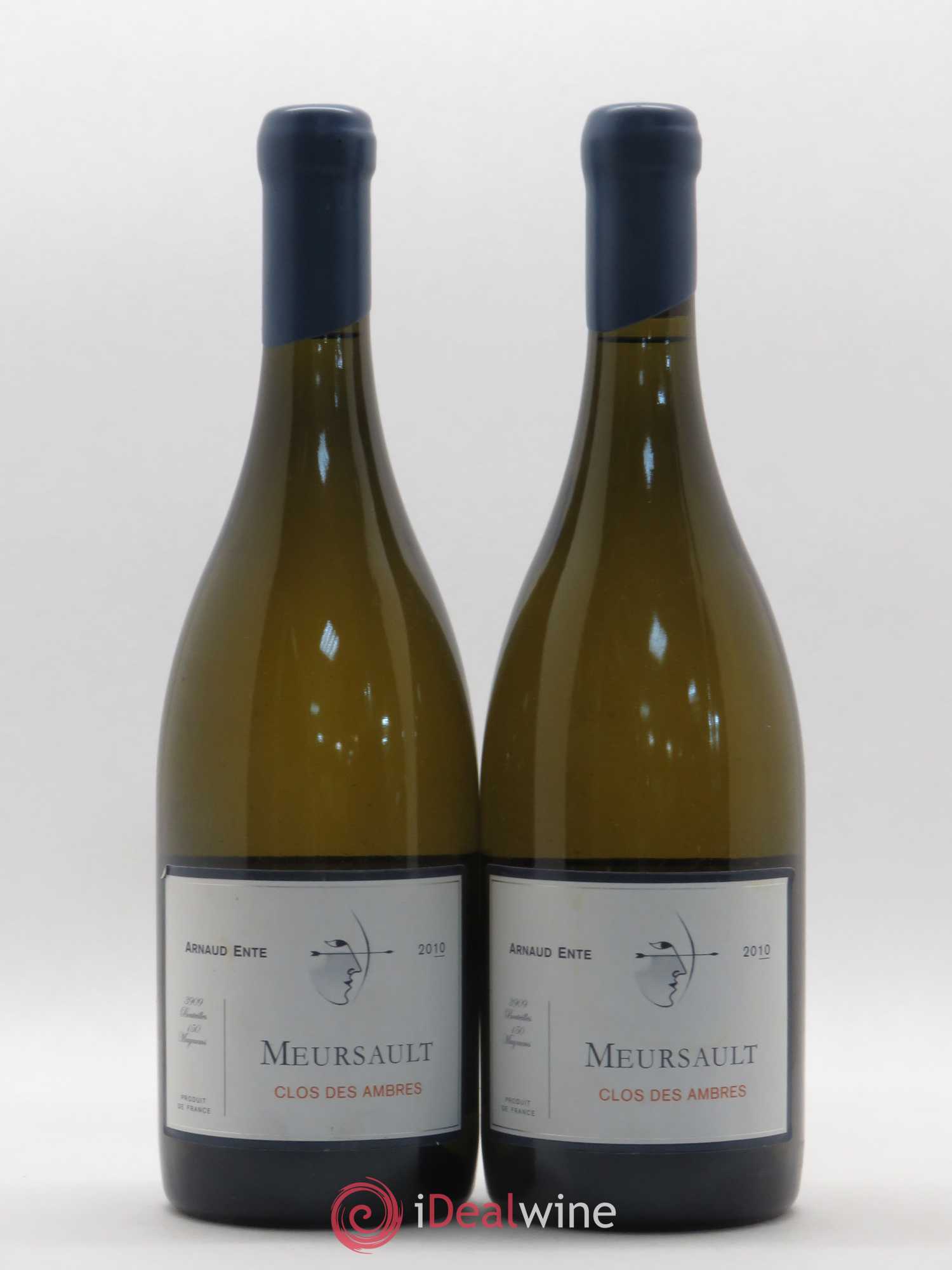 Meursault Clos des Ambres Arnaud Ente 2010 - Lot de 2 bouteilles - 0