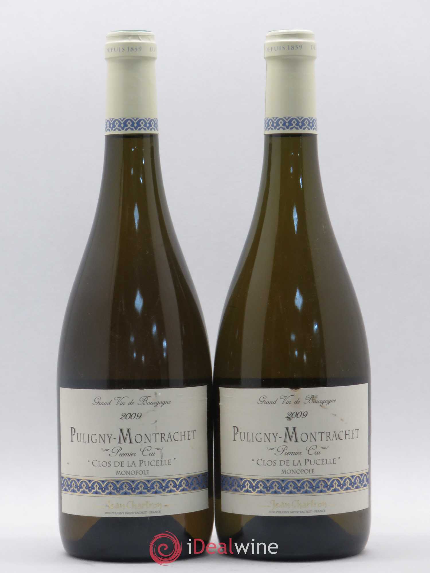 Puligny-Montrachet 1er Cru Clos de la Pucelle Jean Chartron (Domaine) 2009 - Lot de 2 bouteilles - 0