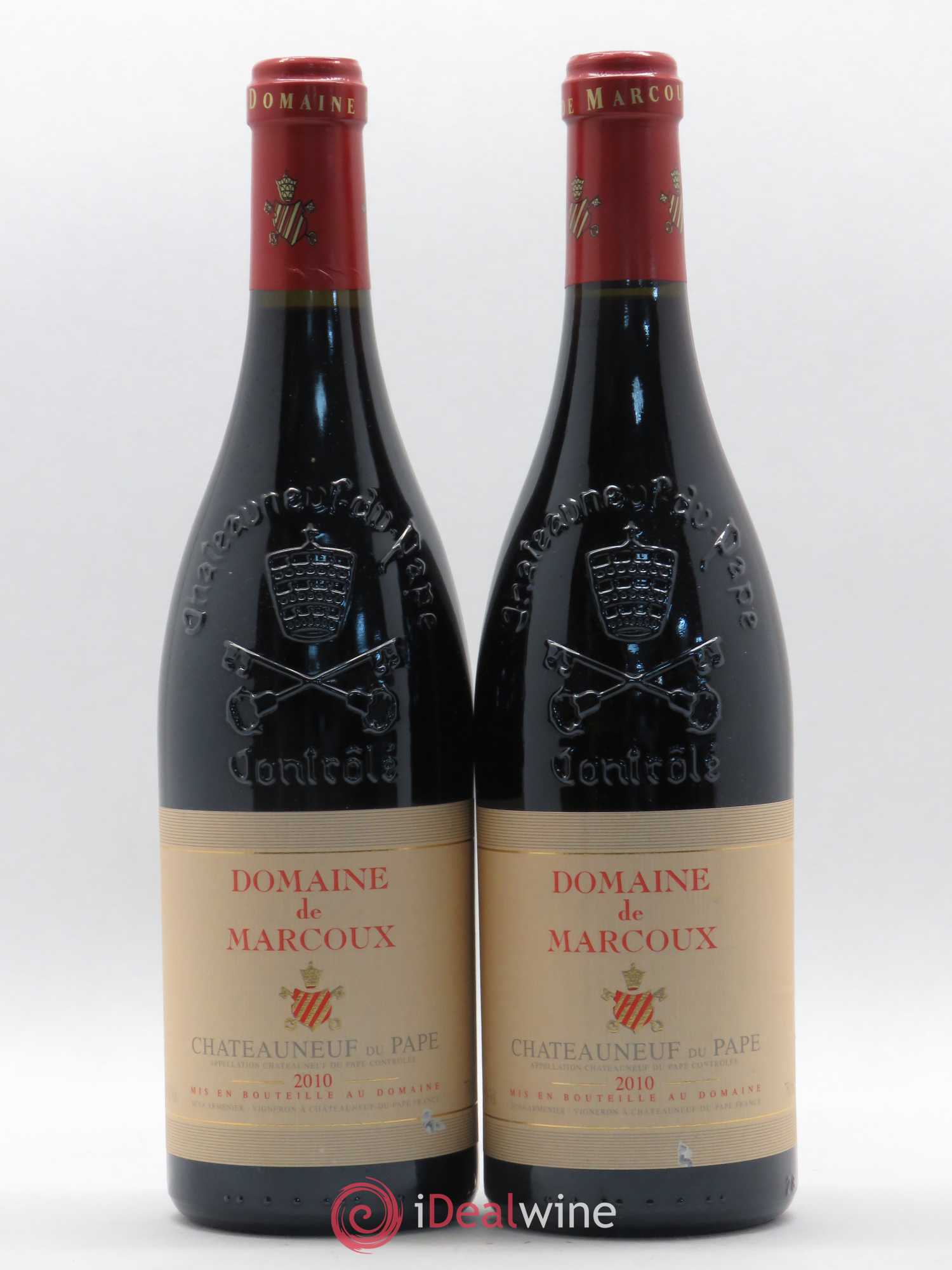 Châteauneuf-du-Pape Marcoux (Domaine de) 2010 - Lot de 2 bouteilles - 0