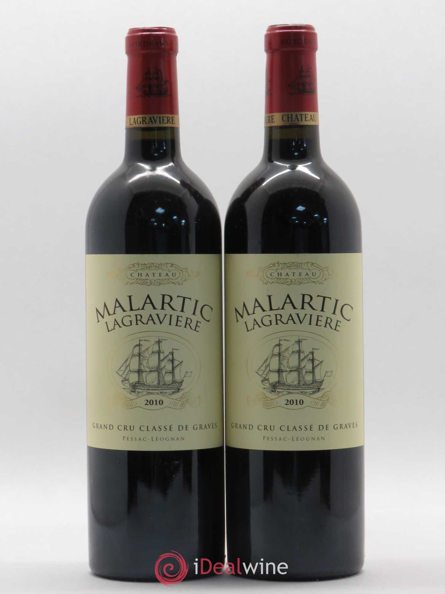 Château Malartic-Lagravière Cru Classé de Graves 2010 - Lot de 2 bouteilles - 0