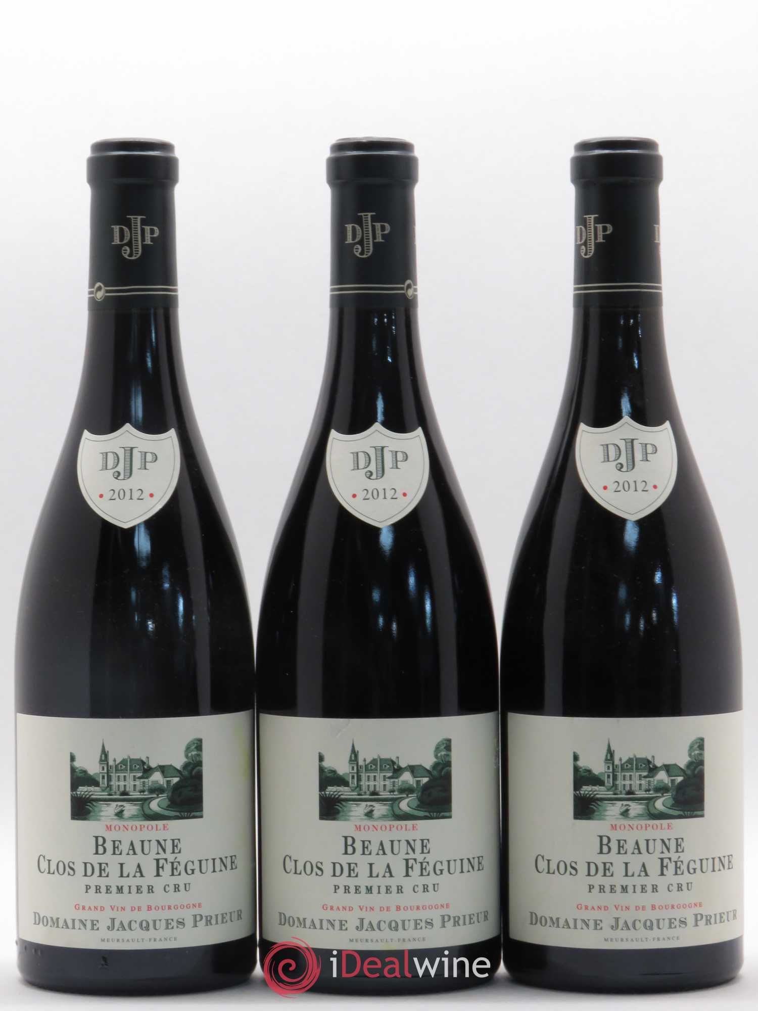 Beaune 1er Cru Clos de la Féguine Jacques Prieur (Domaine) 2012 - Lot de 3 bouteilles - 0