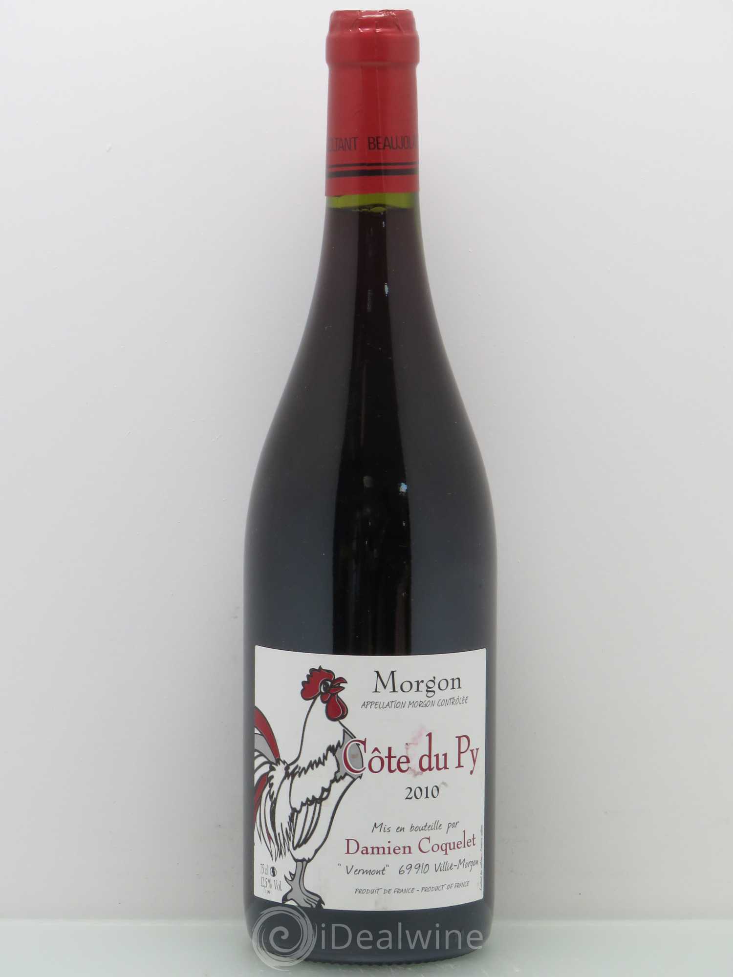 Morgon Damien Coquelet Côte du Py 2010 - Posten von 1 Flasche - 0