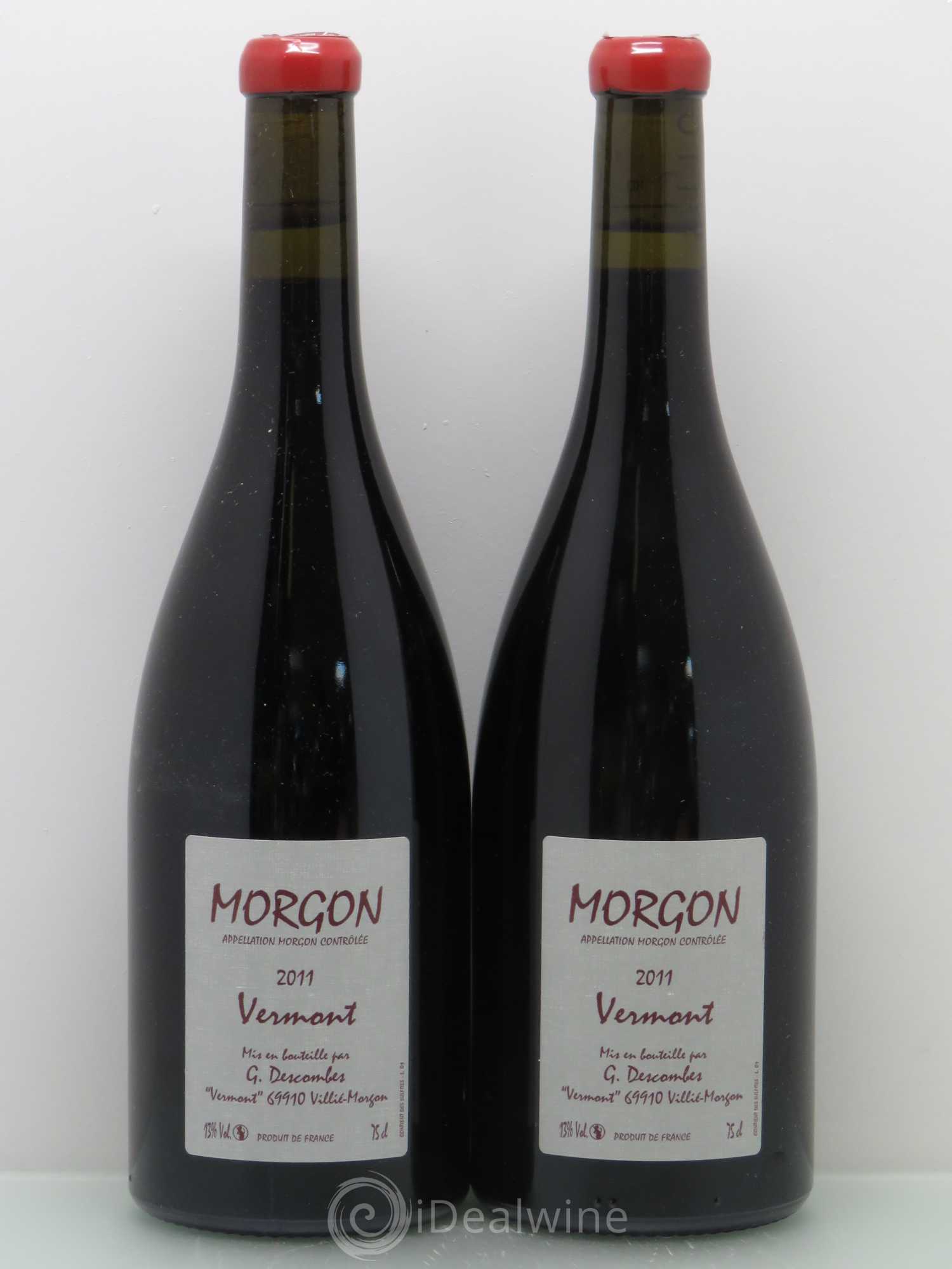 Morgon Georges Descombes (Domaine) Vermont 2011 - Lot de 4 bouteilles - 2