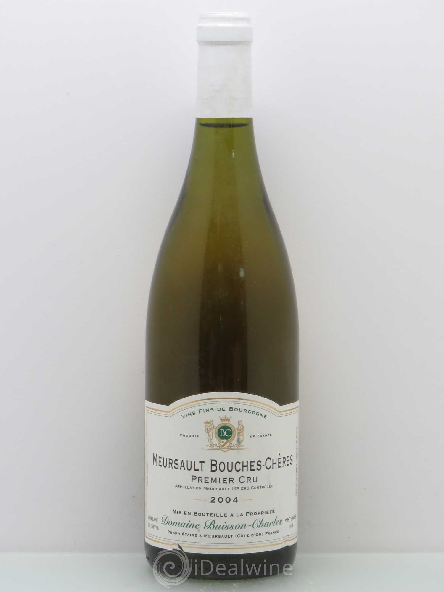 Meursault 1er Cru Domaine Buisson Charles Bouches Cheres 2004 - Posten von 1 Flasche - 0