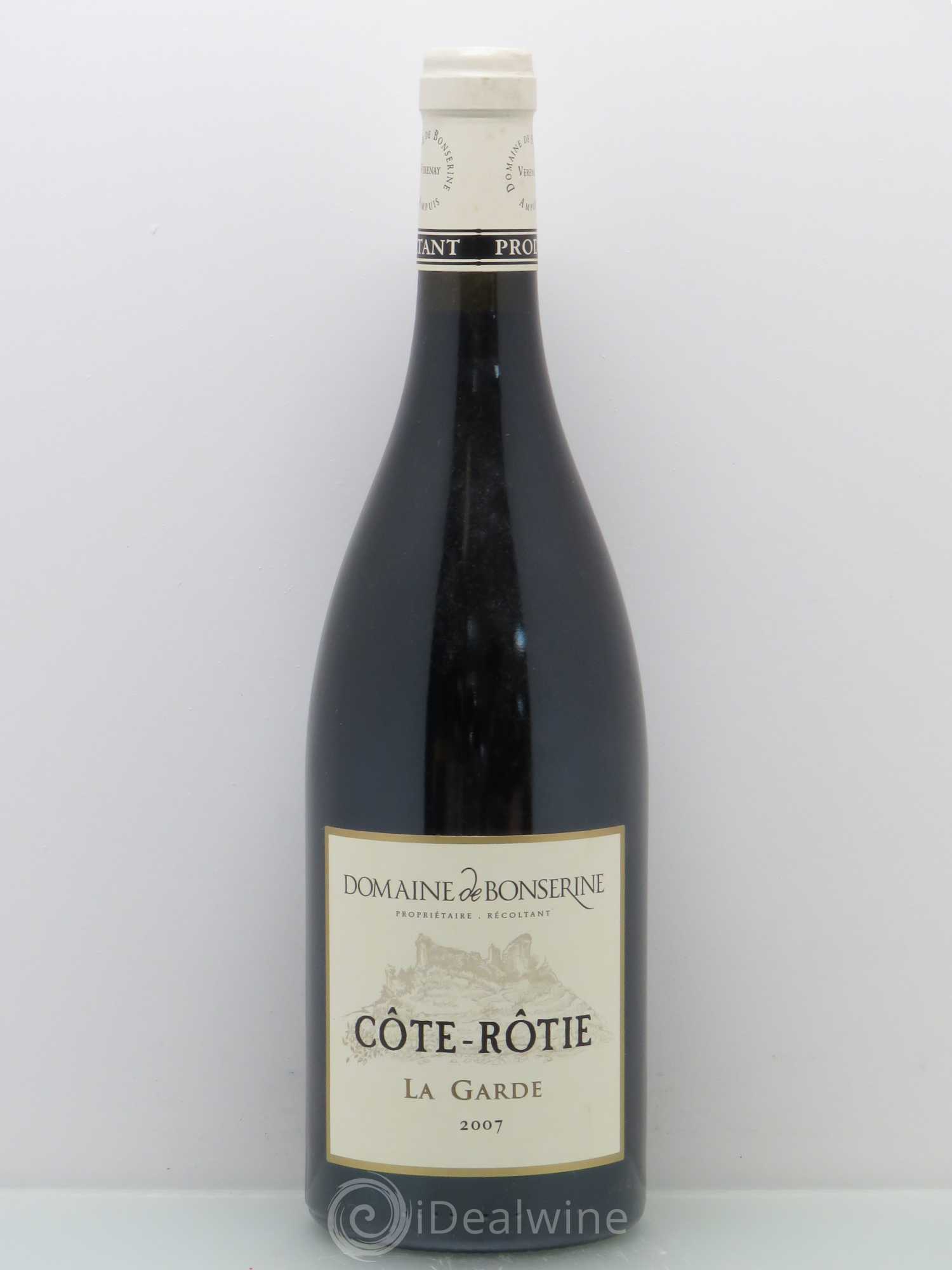 Côte-Rôtie La Garde Bonserine (Domaine de) 2007 - Lot de 1 bouteille - 0
