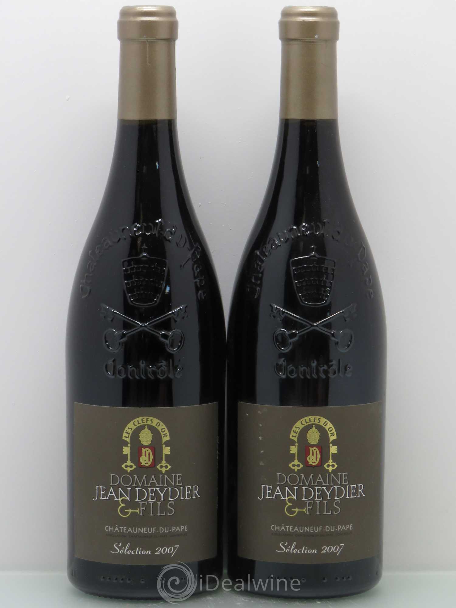 Châteauneuf-du-Pape Jean Deydier Selection 2007 - Lot de 2 bouteilles - 0