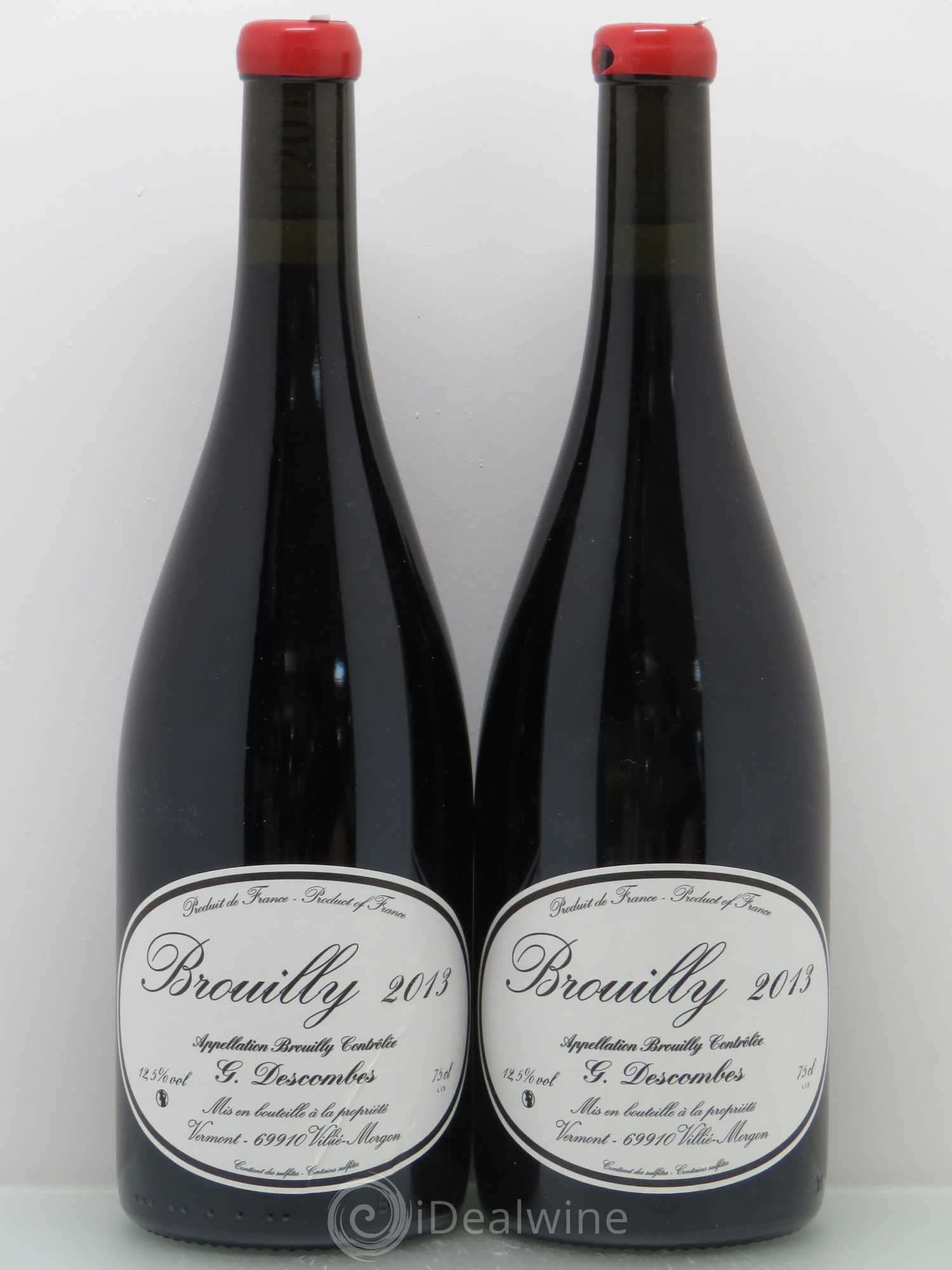 Brouilly Vieilles vignes Georges Descombes (Domaine) 2013 - Lot de 4 bouteilles - 3