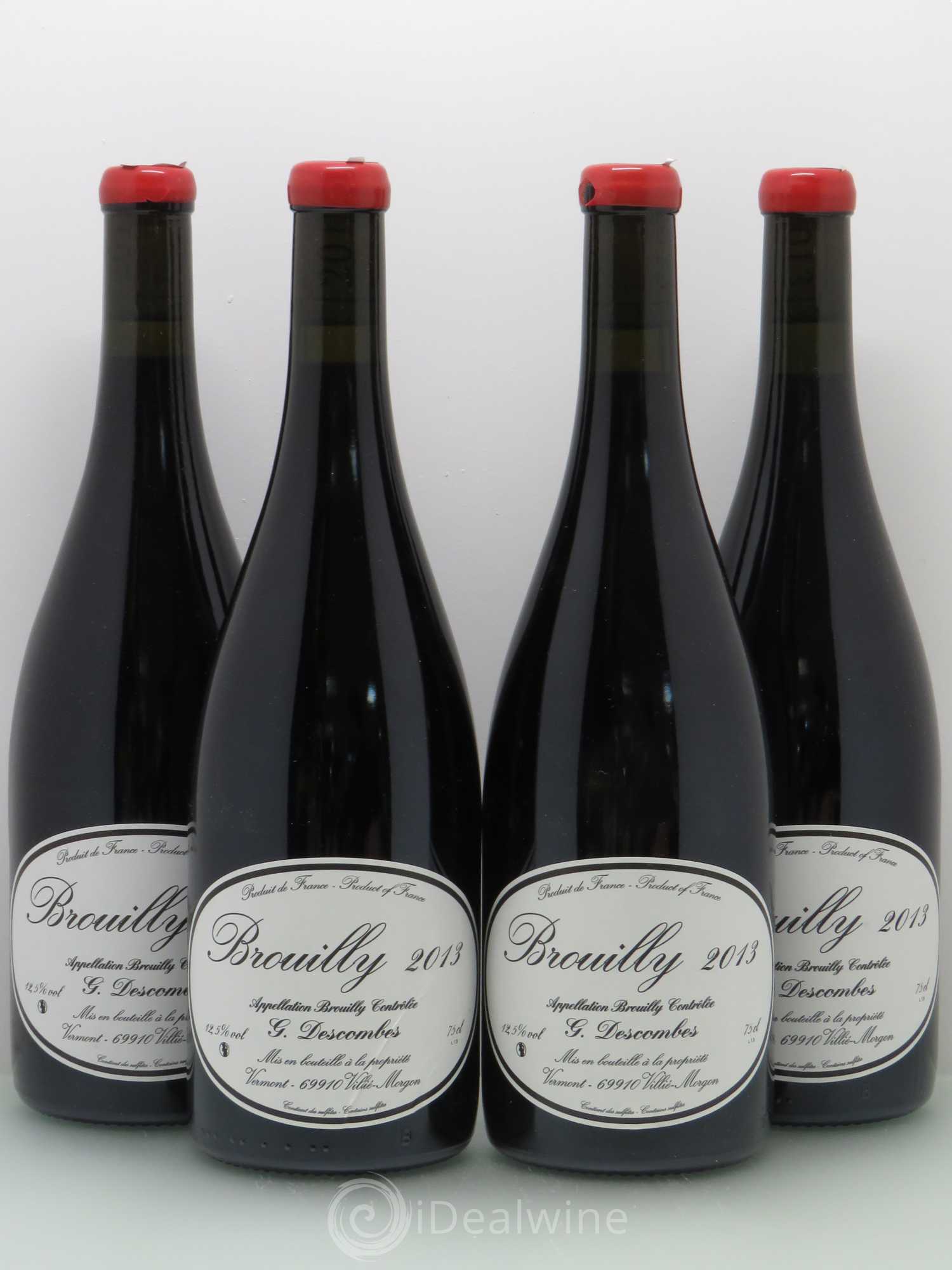 Brouilly Vieilles vignes Georges Descombes (Domaine) 2013 - Lot de 4 bouteilles - 0