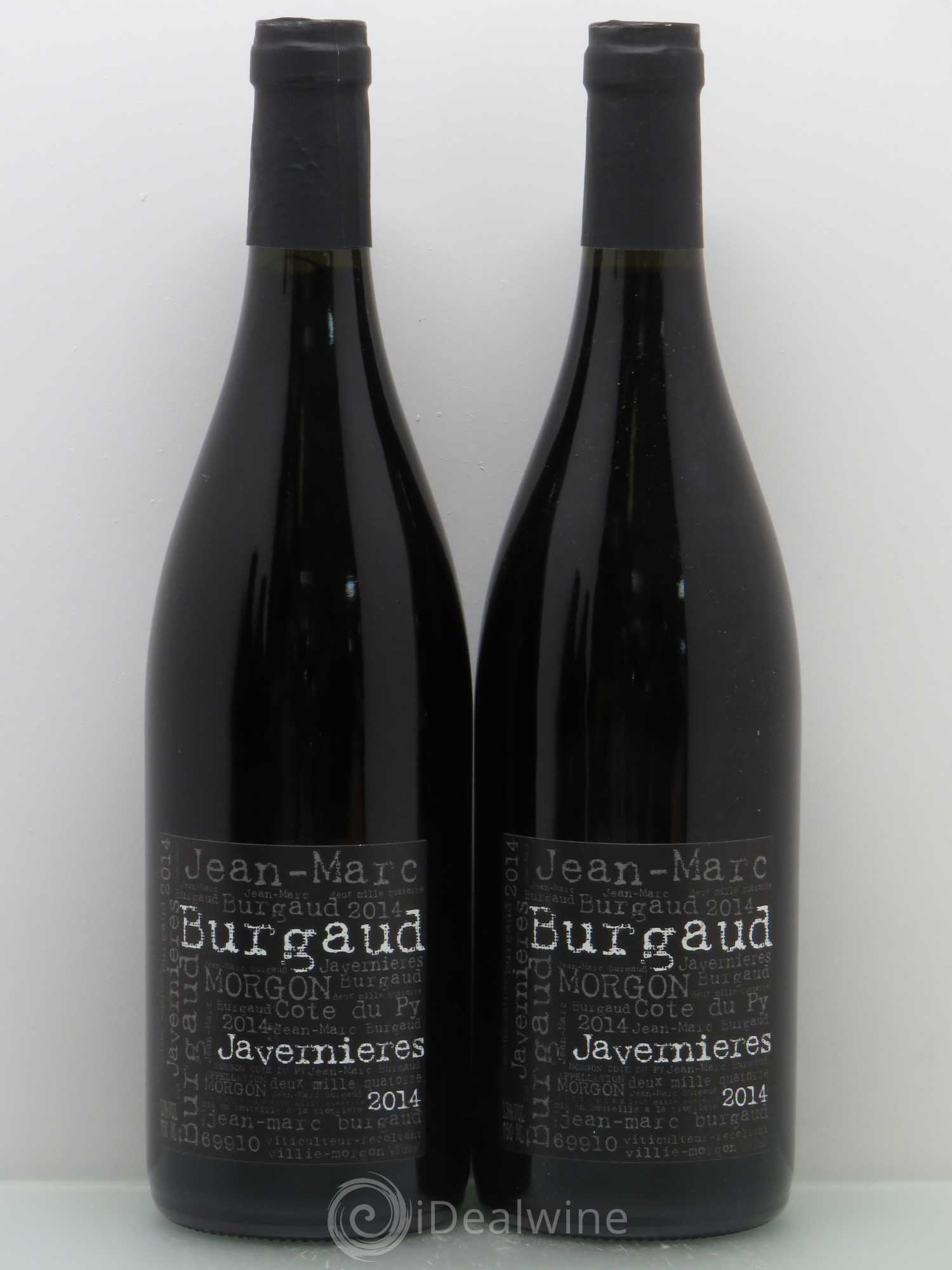 Morgon Côte du Py Javernières Jean-Marc Burgaud (Domaine) 2014 - Lot de 4 bouteilles - 1